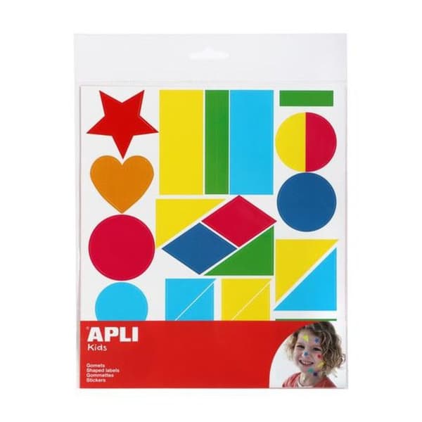 Gommettes permanenta MAXI - APLI-AGIPA - Assortiment - 44 pluppar - Blandet - Barn