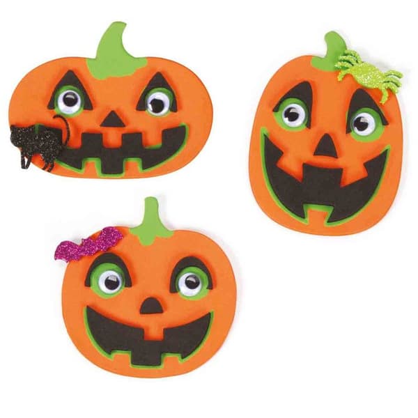 Festdekoration - MegaCrea DIY - Foam Halloween pumpa - 30 stycken