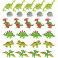 Miniatyrbild 2 av 2: Glittrande skumsticker Dinosaurier 27 delar