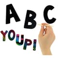 Miniatyrbild 1 av 2: Klippor alphabets att skrapa 7,5 cm + skrapa 68 delar