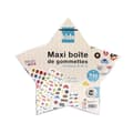 Miniatyrbild 1 av 2: Gummistickers för barn - MegaCrea DIY - Stjärnask - Flerfärgad - 940 bitar - 10 rullar