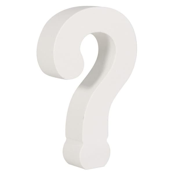 Symbole ? MDF Vit 11 cm