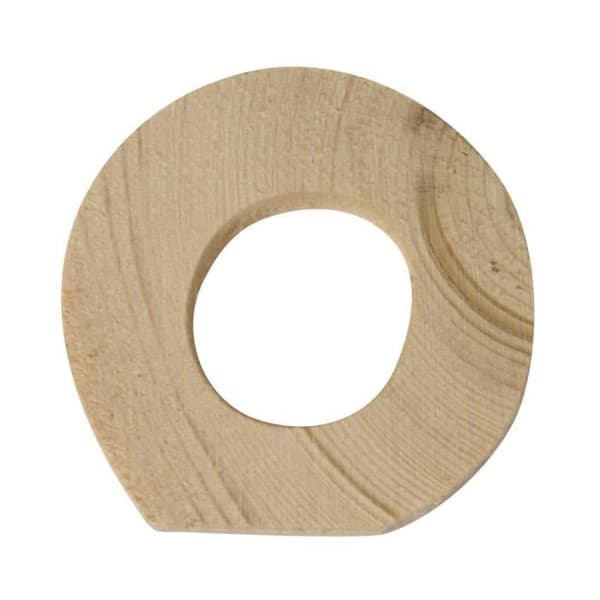Träbokstäver, 5x1cm, "O"