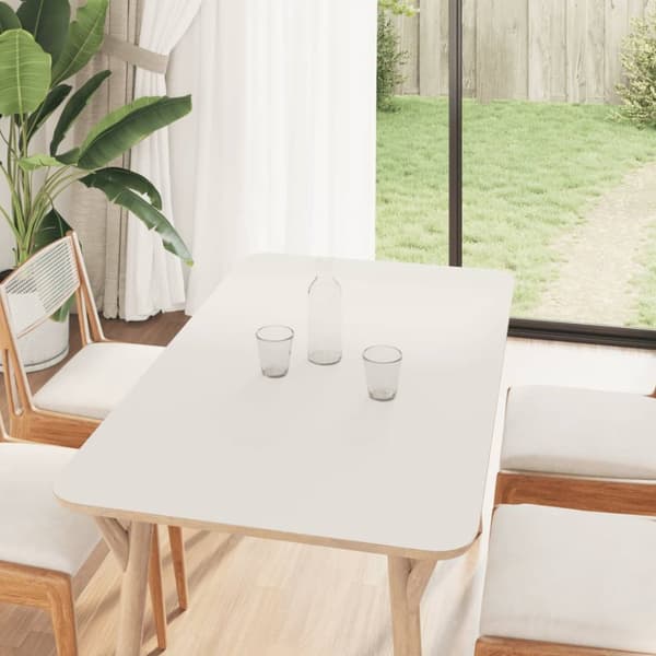 Möbeldekal självhäftande matt vit 90x500 cm PVC