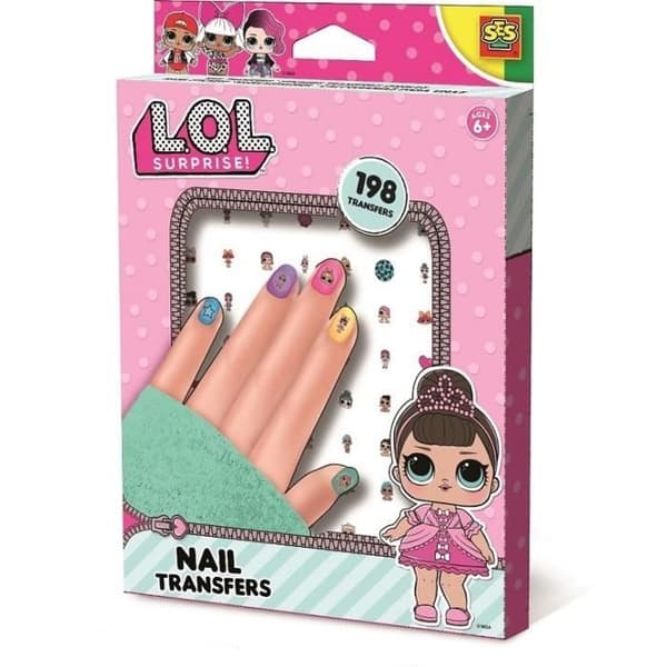 LOL. Nagelöverföring klistermärken