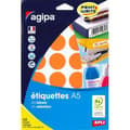 Miniatyrbild 1 av 3: Etui A5 - AGIPA - 240 Pastiller Klebbtikar Rund - Orange - Diameter 30 mm - Multifunktionell