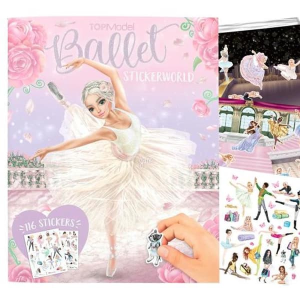 TOPModel ALBUM MED BALLETEMAKLISTERMÄRKAR