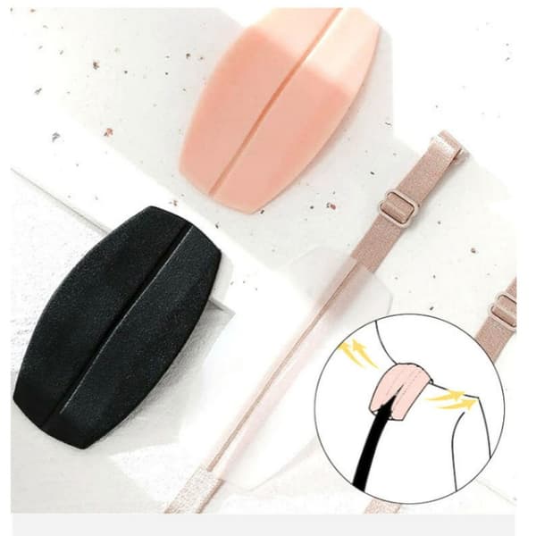 INF Anti-Slip BH-stroppe Puder til Kvinder, Silikone BH-stroppe Puder