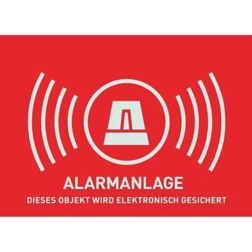 Larmsystem klistermärke