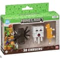 Miniatyrbild 1 av 2: 3D suddgummi - Minecraft - Set med 3 förpackningar - 5 cm figurer - Skoltillbehör - Present till barn