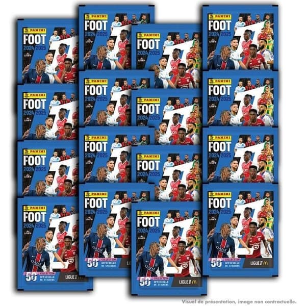Box - PANINI - Football Ligue 1 2024-2025 - McDonald's - 50 fickor - 350 klistermärken