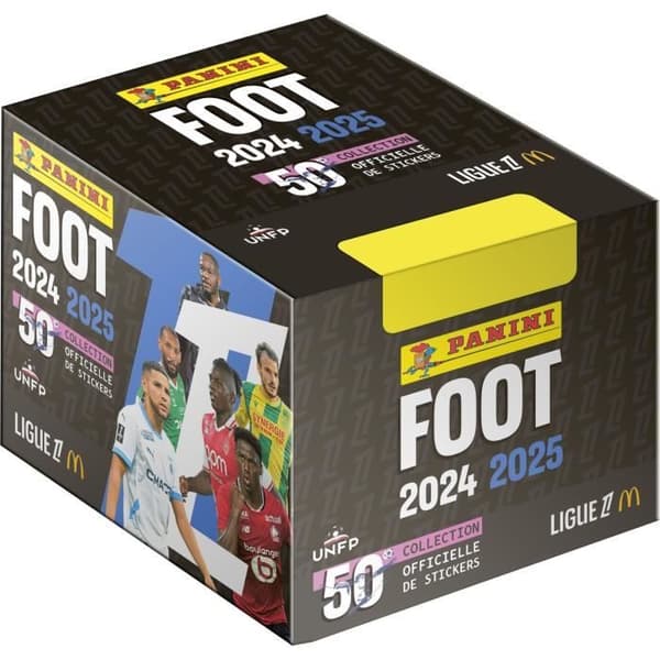 Box - PANINI - Football Ligue 1 2024-2025 - McDonald's - 50 fickor - 350 klistermärken