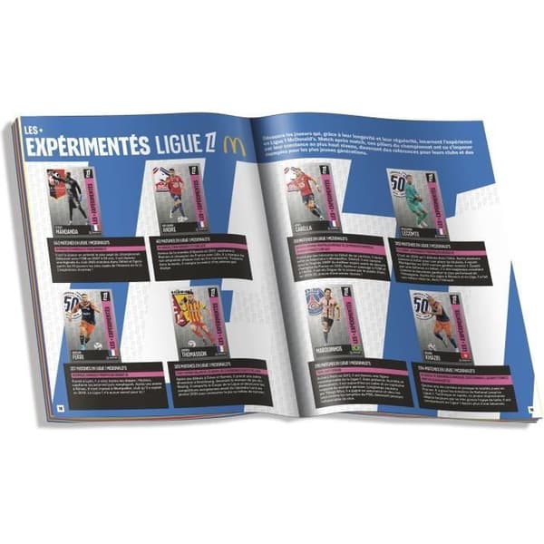 Startpaket - PANINI - Football Ligue 1 2024-2025 - McDonald's - Album - 2 ärmar - 1 gratis