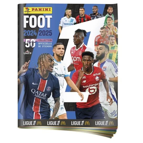 Startpaket - PANINI - Football Ligue 1 2024-2025 - McDonald's - Album - 2 ärmar - 1 gratis