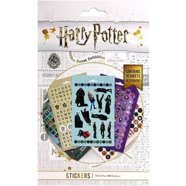 Set med klistermärken - Harry Potter - 800 klistermärken - Vit - Vuxen - Unisex