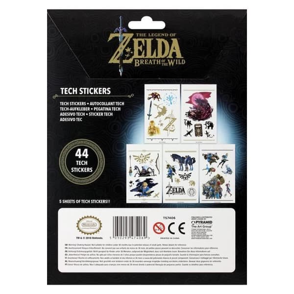 Gadgetdekaler Breath Of The Wild Power Tech Stickers - NINTENDO - The Legend of Zelda