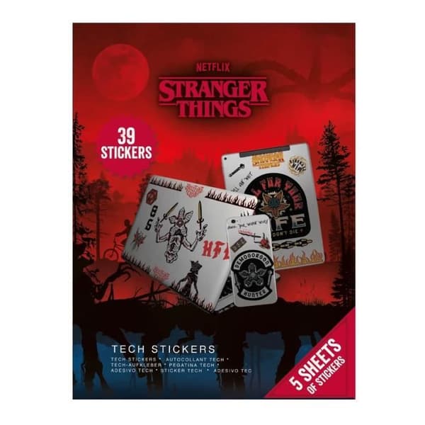 Stranger Things 4 Upside Down Gadget Stickers