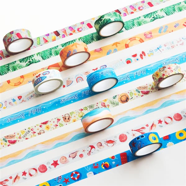 INF DIY Dekorativ Washi Tape Sæt - 20 Ruller