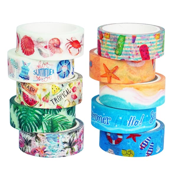 INF DIY Dekorativ Washi Tape Sæt - 20 Ruller