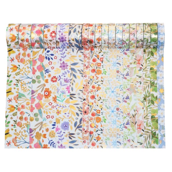 INF DIY-scrapbook-washi-teippisarja (18 rullaa)