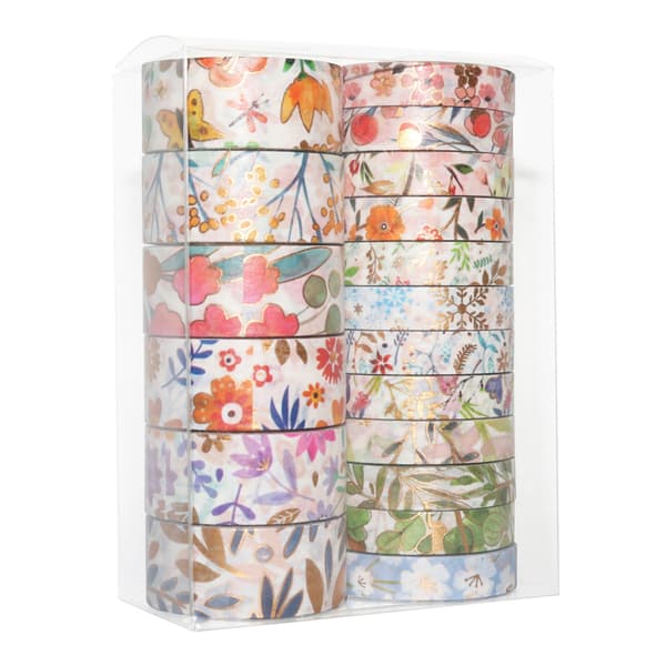 INF DIY-scrapbook-washi-teippisarja (18 rullaa)