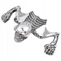 Miniatyrbillede 6 af 9: DEKORATIV SKELETONSTICKER metal til motorcykellampe/skærm [MINDRE VERSION]