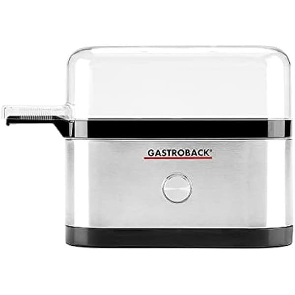 Äggkokare - GASTROBACK - Mini 3 ägg - Rostfritt stål - 350 W - Kompakt design
