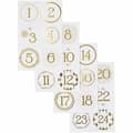 Miniatyrbild 1 av 3: Creativ company scrapbooking dekal - 28457 - Vivi Gade Stickers, vitguld, en storlek