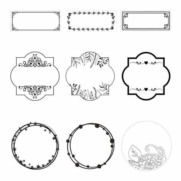 Klistermärken scrapbooking Trodat - 162616