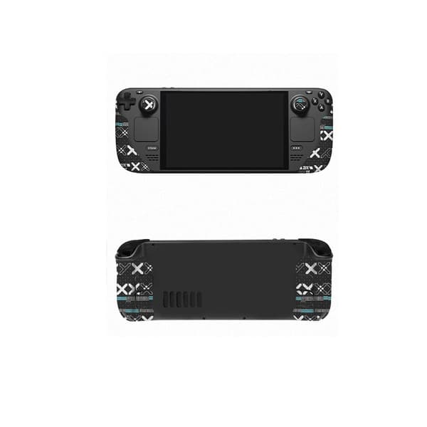 INF Steam Deck Skin - Sort Trykt Handgreb Edition