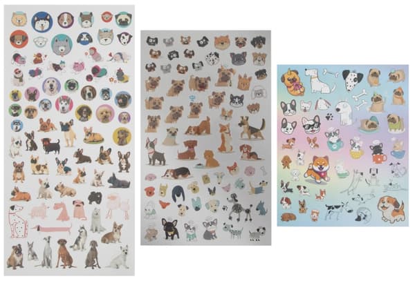 Sticker Set 200+ Hund