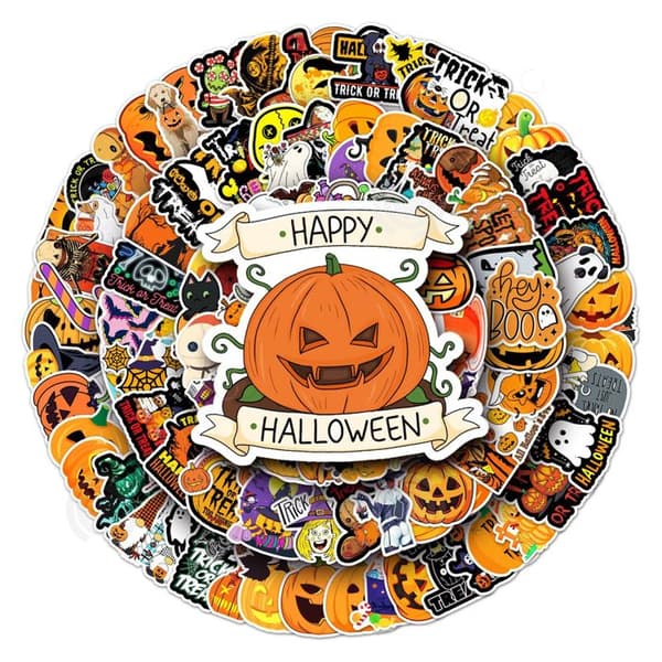 INN Stickers 200 ark vintage scrapbooking klistermärken utsökt album anteckningsbok dekoration klistermärken Halloween tema semester teman