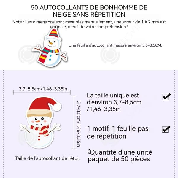 INN Christmas Stickers 50 Sheets Vintage Scrapbooking Stickers of Exquisite Album Notebook Deco Stickers Christmas Theme Graffiti