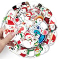 Miniatyrbild 1 av 4: INN Christmas Stickers 50 Sheets Vintage Scrapbooking Stickers of Exquisite Album Notebook Deco Stickers Christmas Theme Graffiti