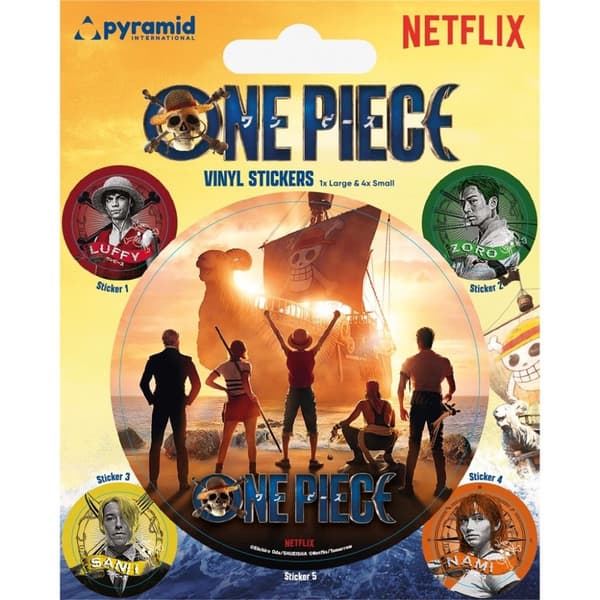 Klistermärken - ONE PIECE LIVE ACTION (STRAW HAT CREW) VINYL STICKER