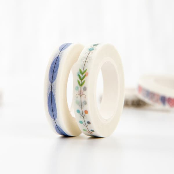 INF Washi Tape Sæt - 10 Ruller Lilla