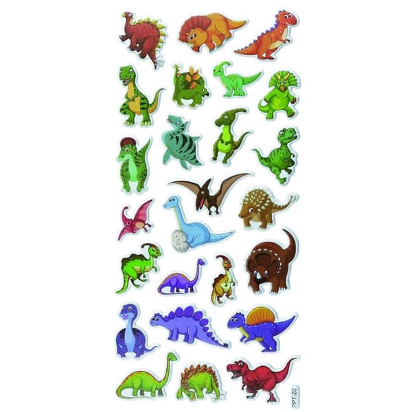 3D Dinosaur Stickers v2 Titanum Craft-Fun -sarja