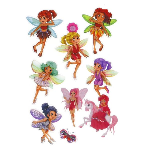3D Fairy Stickers Titanum Craft-Fun -sarja