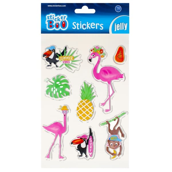 Geelitarrat Flamingos Sticker Boo