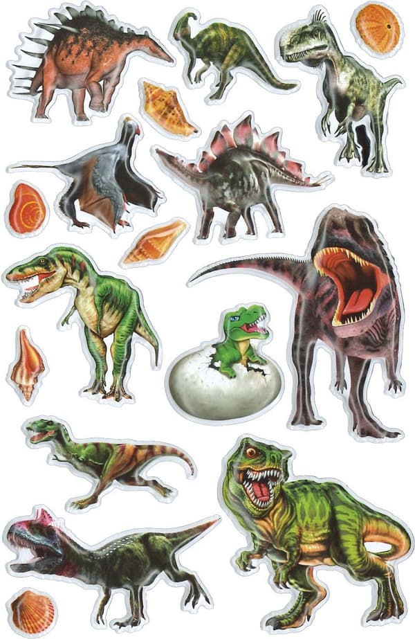 Kupera tarra realistinen Dinosaurs Titanum