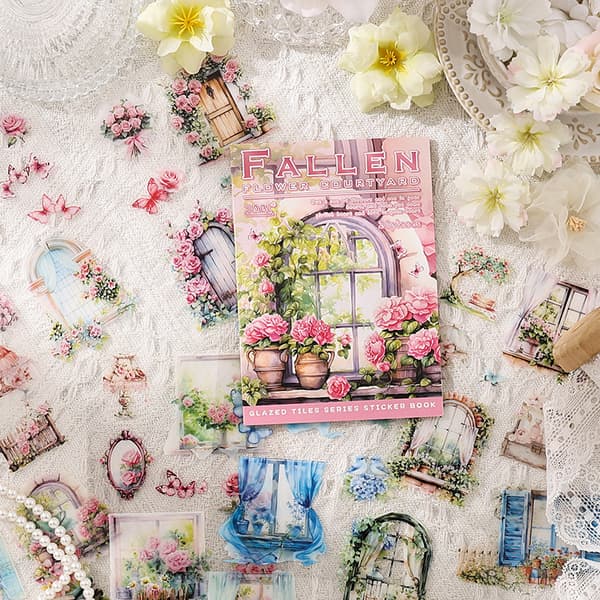 INF Esteettiset leikekirjatarrat: Vintage DIY -päiväkirja PET-tarrat