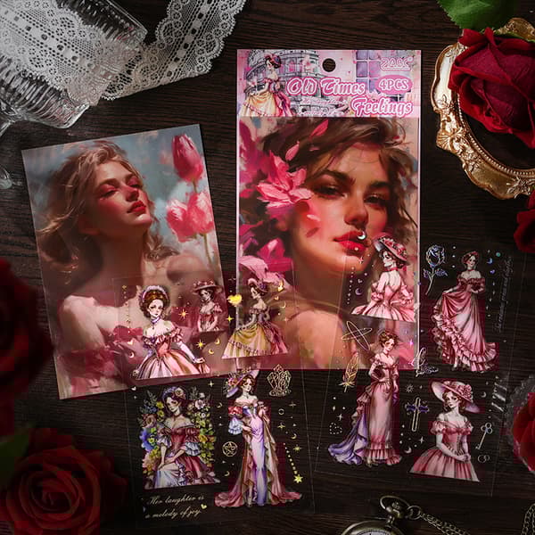 INF Vintage Dream Scrapbook -tarrat - DIY-leikekirjahauskaa