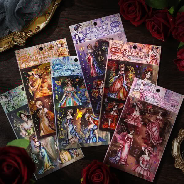 INF Vintage DIY Klistermærker til Scrapbooking og Journalføring