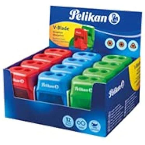 Temporamatite - PELIKAN - V-BLADE - Pack om 12 - För barn - Blandat