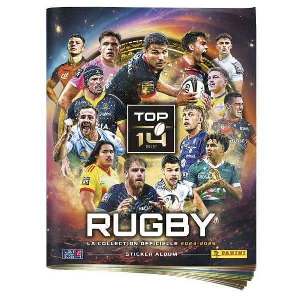 Startpaket - PANINI - Rugby Top 14 2024-2025 - Album - 2 paket - 2 gratis