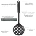 Miniatyrbild 2 av 3: Espumadera Cocina Nylon Basic 33,5 x 11 cm.