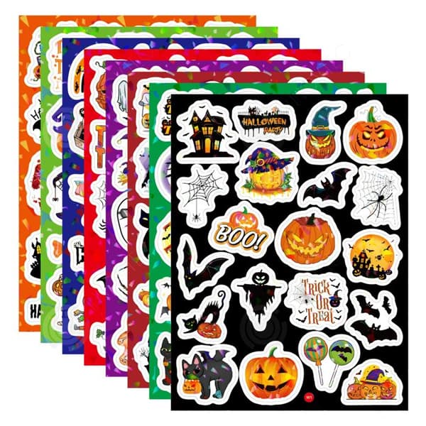 INN Stickers 160 ark utsökta vintage scrapbooking klistermärken album anteckningsbok dekoration klistermärken Halloween tema semester teman