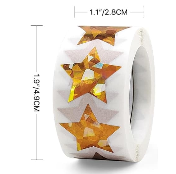 Stickers med Dispenser - 1520 st