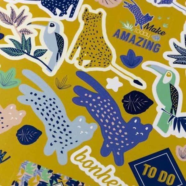 Scrapbooking-kit - Toga - Jungle Vibes - 300 st - Flerfärgad - Blandet