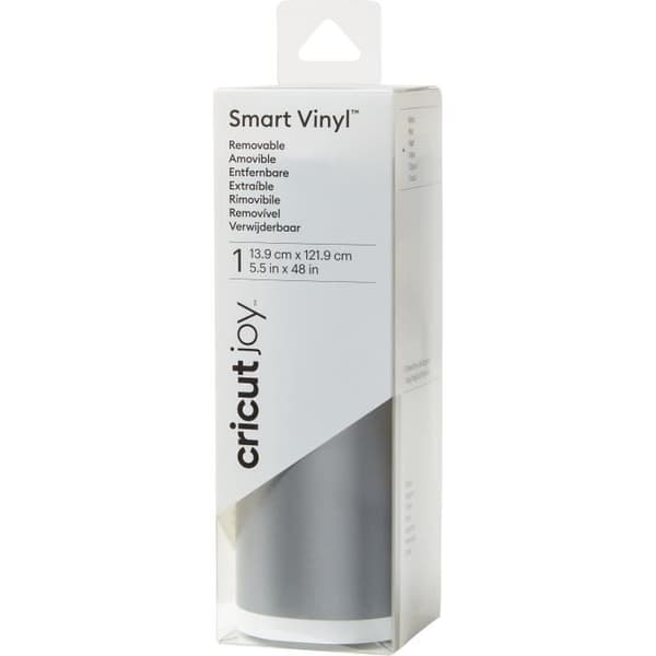 Cricut Silver Avtagbar Vinylrulle - 13,9 x 121,9 cm